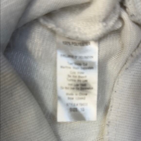 Btween White Unicorn Sequins Sweatshirt girls size 8 - Picture 6 of 7